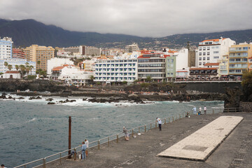 Fototapeta premium fish angler at the coast