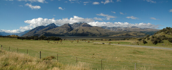 Mount Cook Tasman River national Park New Zealand