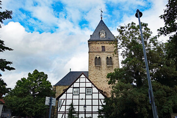 Fototapeta premium Hameln an der Weser Münster St. Bonifatius