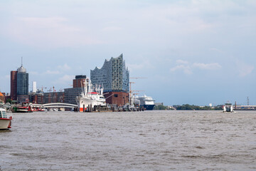  The Elbphilharmonie at the Hamburg Harbor, Germany