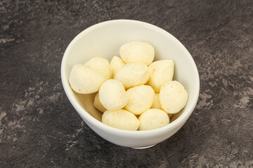 Natural tasty baby Mozarella cheese