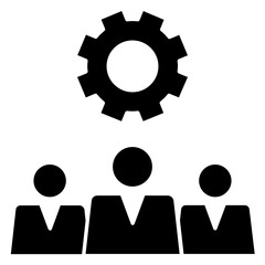 Office Management Concept, Board of Directors vector Glyph Icon design 