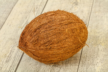 Dry sweet coconut with milk