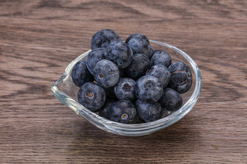 Sweet fresh juicy blueberries heap