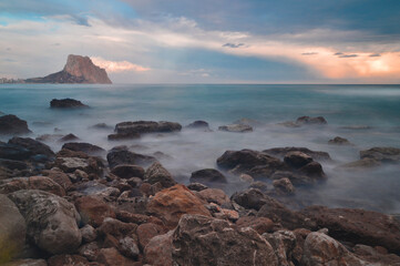 Sunset in the Mediterranean Sea