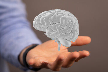 brain science neuron cocnept human brain illustration