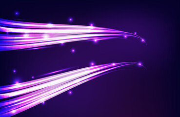 Modern concept of light speed lines background. Abstract futuristic 5g internet connection concept. light trails illustration
