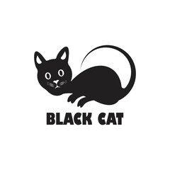 Cat logo illustration icon