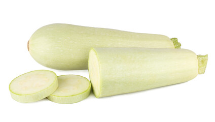 Szucchini isolated on white background