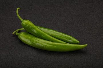 Ripe tasty spicy green pepper