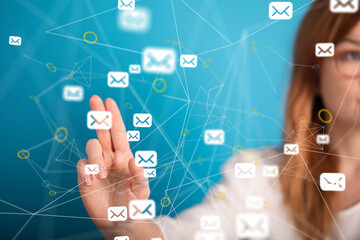 mailing communication support contact concept service