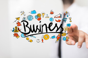 business plan concept managment success