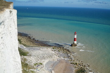 sea lighthouse cliffs