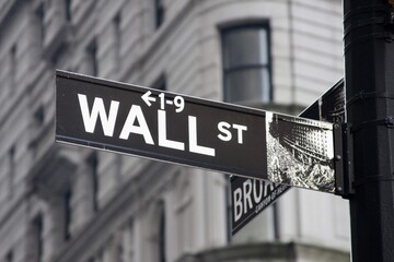 Street Sign of Wall Street