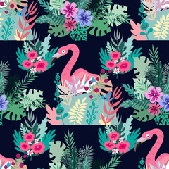 Flamingo pattern 2