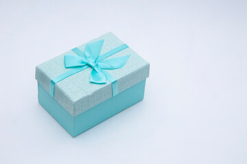 The gift box is on a white background.