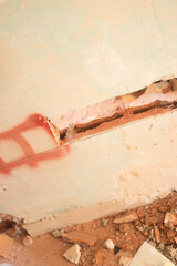 Building renovation works in appartment