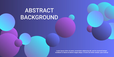 Trendy gradients of balls shapes.