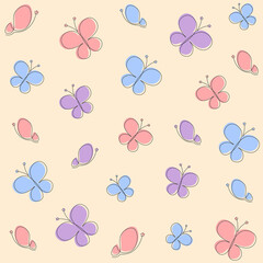 Butterfly color pattern. Abstract beautiful background