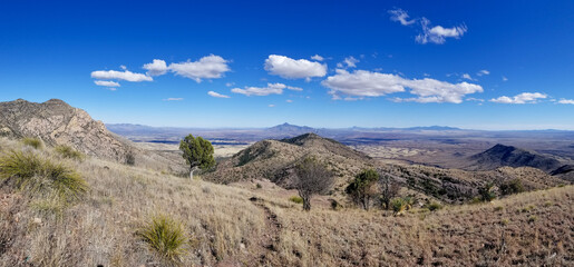 panorama of the mountains in Arizona
