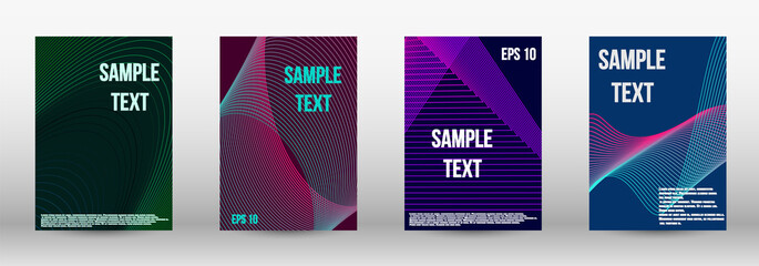 Geometric template with lines 