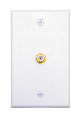 Cable Television Wall Plate