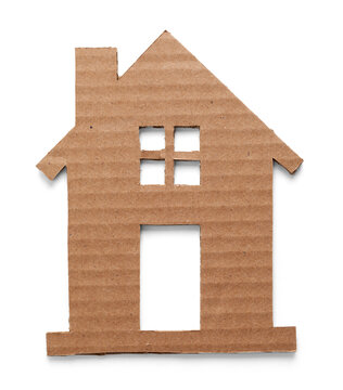 Cardboard House Cut Out