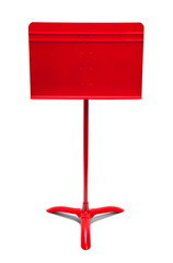 Red Music Stand