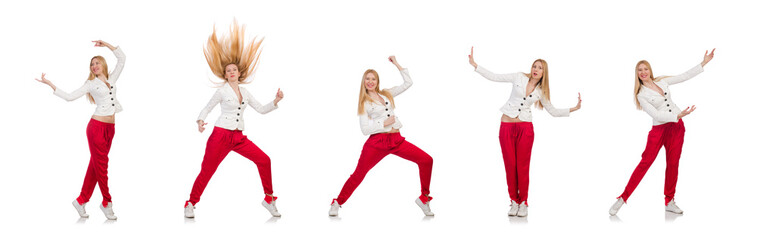 Woman in fashion clothing concept