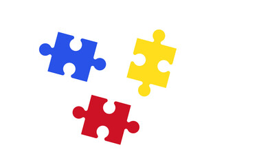 Colorful Puzzle - Business Solition Concept