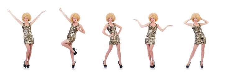 Young woman in fashion concept