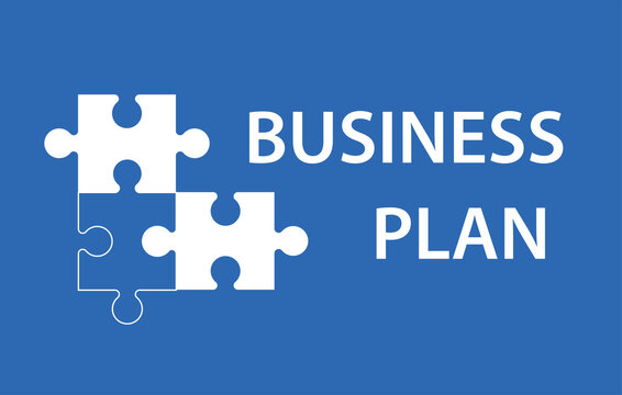 "Business Plan" Title - Vector Illustration