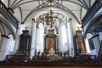 Fototapeta na wymiar Katholische Jesuitenkirche St. Donatus