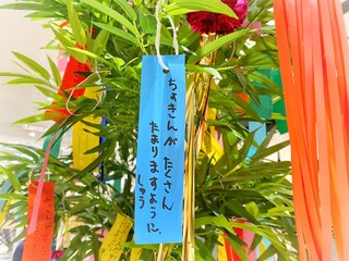 七夕飾り 短冊