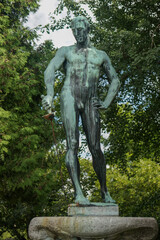 Copper monument