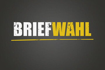 Briefwahl