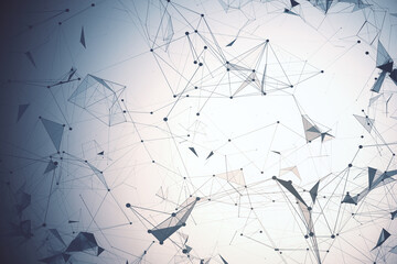 Digital polygonal space backdrop.