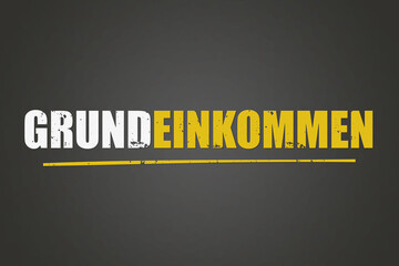 Grundeinkommen