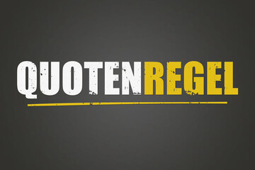 Quotenregel