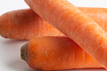 Cenouras frescas originais do Brasil