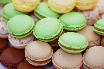 Colorful macaroons