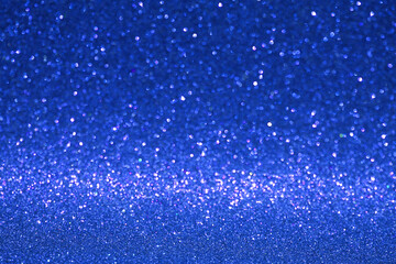 Naklejka na ściany i meble Blue glitter texture christmas abstract background