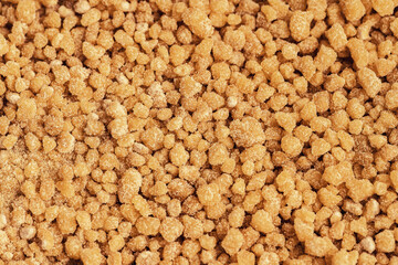 Soya Lecithin Granules background texture. Vitamin and dietary supplements. Healthy nutrition...
