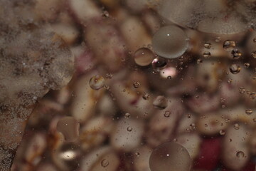 a pot of beans cooking