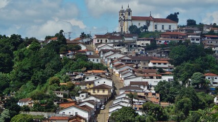 Fototapeta na wymiar Igreja de Santa Efigenia, Ouro Preto, Minas Gerais, Brasil