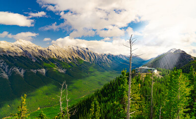 Banff Gondola Mountain View National Park Canada