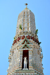 Wat Arun facade in Bangkok, Thailand