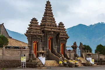 Fototapeten Jawa, Insel, Indonesia,,borubodur, Temple, , vulcano. sawa, rise © John Hofboer