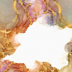 Modern creative design,  background marble texture. Alcohol ink.