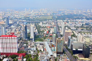 Overview of Bangkok City in Bangkok, Thailand